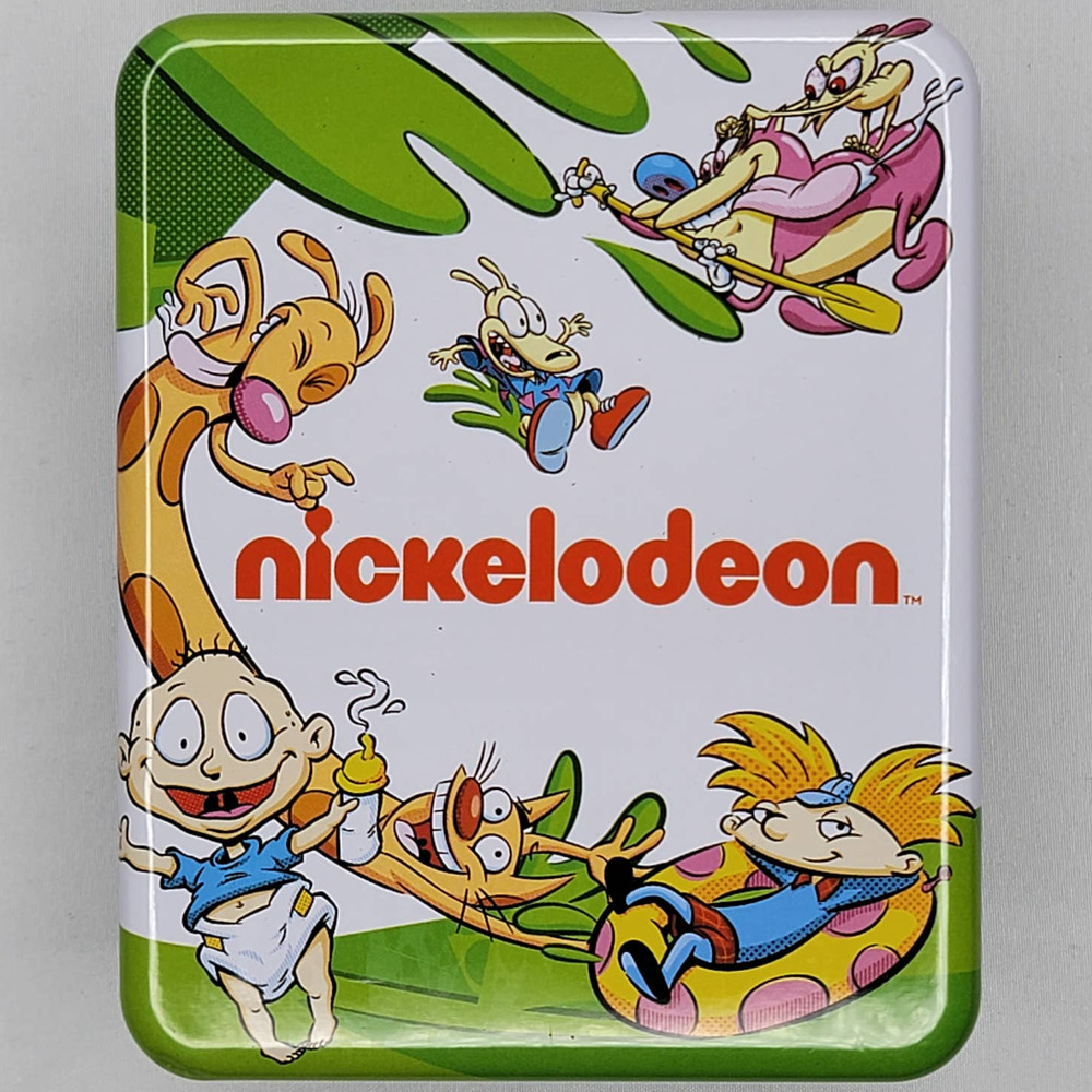 New Ren And Stimpy Buckle Down Bi Fold Wallet in Nickelodeon Metal Case!